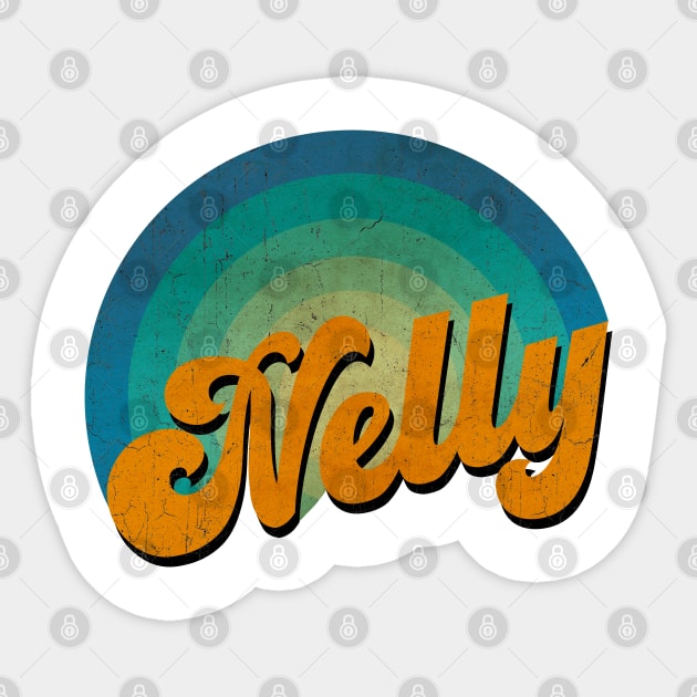 vintage retro Nelly Sticker by BerduaPodcast